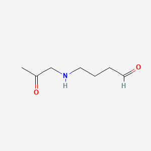 4-(2-Oxopropyl)aminobutanal