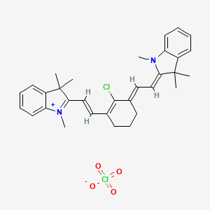 molecular formula C32H36Cl2N2O4 B15350510 IR-786 perchlorate 