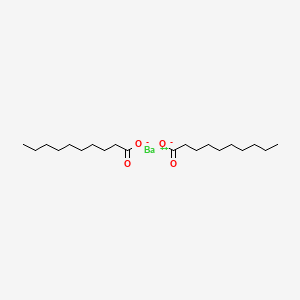 molecular formula C20H38BaO4 B15350513 Barium caprate 