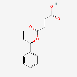 4-oxo-4-[(1R)-1-phenylpropoxy]butanoic acid