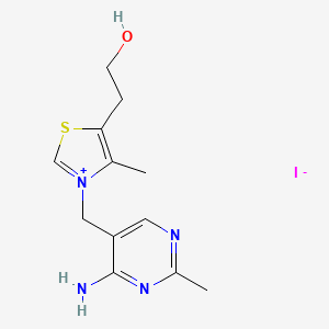 3-((4-Amino-2-methylpyrimidin-5-yl)methyl)-5-(2-hydroxyethyl)-4-methylthiazolium iodide