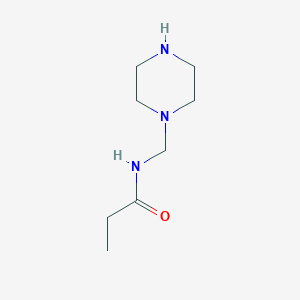 N-[(Piperazin-1-yl)methyl]propanamide