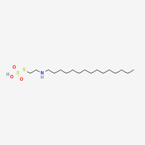 Ethanethiol, 2-pentadecylamino-, hydrogen sulfate (ester)