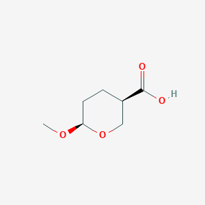 (3R,6R)-6-methoxyoxane-3-carboxylic acid