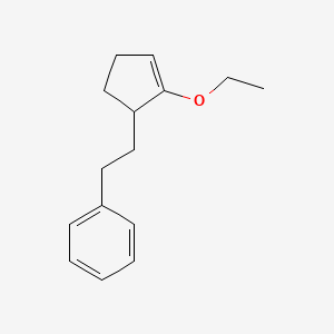 [2-(2-Ethoxy-2-cyclopenten-1-yl)ethyl]benzene