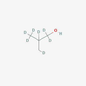 molecular formula C4H10O B15350848 2-Methyl-d3-propyl-2,3,3,3-d4alcohol 