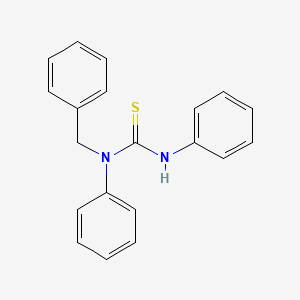 molecular formula C20H18N2S B15350871 Carbanilide, N-benzylthio- CAS No. 3053-39-2