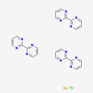 2-Pyrimidin-2-ylpyrimidine;ruthenium(2+);chloride