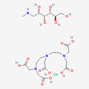 2-[bis[2-[bis(carboxymethyl)amino]ethyl]amino]acetic acid;gadolinium;(2R,3R,4R,5S)-6-(methylamino)hexane-1,2,3,4,5-pentol