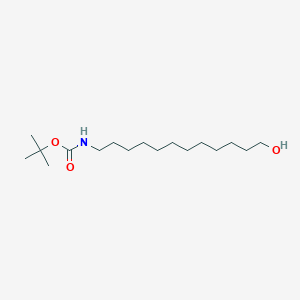 molecular formula C17H35NO3 B015351 叔丁基 N-(12-羟基十二烷基)氨基甲酸酯 CAS No. 67341-03-1