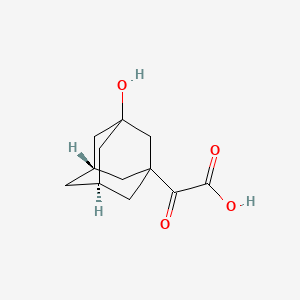 molecular formula C12H16O4 B15351030 3-hydroxy-|A-oxoadamantane-1-acetic acid 