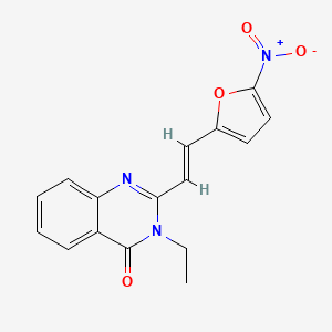 3-Ethyl-2-[2-(5-nitro-furan-2-yl)-vinyl]-3H-quinazolin-4-one