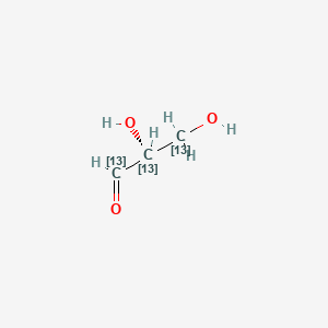 D-[1,2,3-13C3]glyceraldehyde