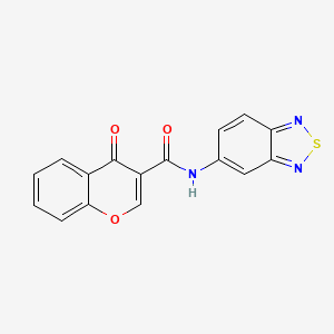 N-(2,1,3-benzothiadiazol-5-yl)-4-oxo-4H-chromene-3-carboxamide