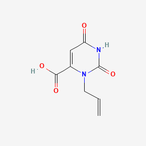 4-Pyrimidinecarboxylic acid, 1,2,3,6-tetrahydro-2,6-dioxo-3-(2-propenyl)-