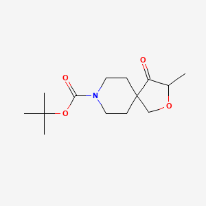 Tert-butyl 3-methyl-4-oxo-2-oxa-8-azaspiro[4.5]decane-8-carboxylate