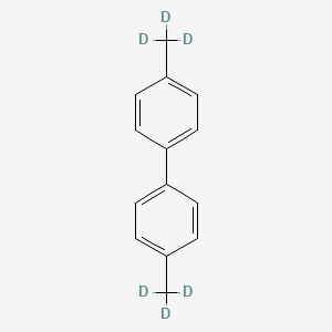 molecular formula C14H14 B15351297 4,4'-Dimethyl-D6-diphenyl 