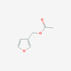 molecular formula C7H8O3 B15351312 3-Furylmethyl acetate CAS No. 30614-67-6