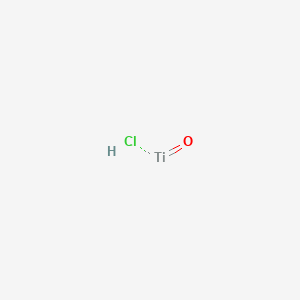 molecular formula ClHOTi B15351346 Titanium chloride oxide CAS No. 15605-36-4