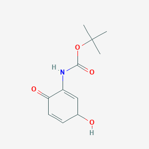 tert-butyl N-(3-hydroxy-6-oxocyclohexa-1,4-dien-1-yl)carbamate