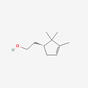 molecular formula C10H18O B15351365 (R)-2,2,3-Trimethylcyclopent-3-ene-1-ethanol CAS No. 52437-39-5