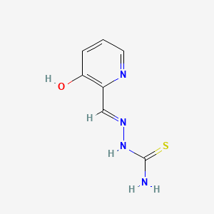 molecular formula C7H8N4OS B15351367 3-Hydroxy-2-formylpyridine thiosemicarbazone CAS No. 3814-79-7