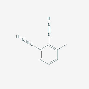 molecular formula C11H8 B15351371 1,2-Diethynyl-3-methylbenzene CAS No. 412041-40-8