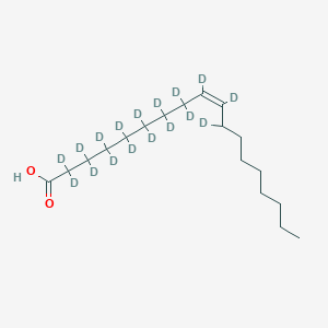 molecular formula C18H34O2 B15351372 (Z)-2,2,3,3,4,4,5,5,6,6,7,7,8,8,9,10,11-heptadecadeuteriooctadec-9-enoic acid 