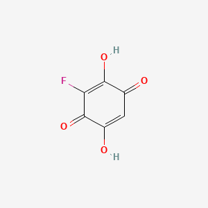 3-Fluoro-2,5-dihydroxycyclohexa-2,5-diene-1,4-dione