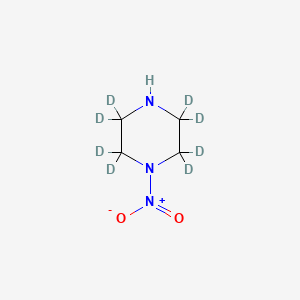 molecular formula C4H9N3O2 B15351487 1-Nitropiperazine-d8 