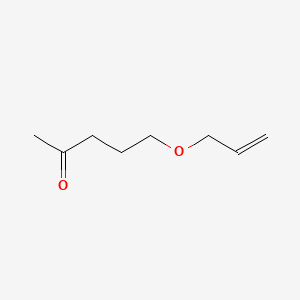 molecular formula C8H14O2 B15351538 2-Pentanone, 5-(2-propenyloxy)- 