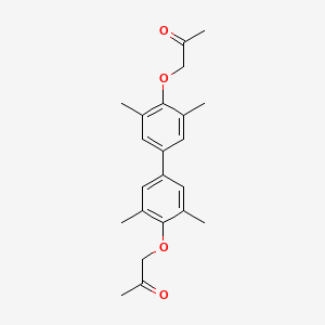 1,1'-((3,3',5,5'-Tetramethyl-[1,1'-biphenyl]-4,4'-diyl)bis(oxy))bis(propan-2-one)