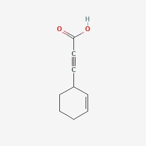 3-Cyclohex-2-en-1-ylprop-2-ynoic acid