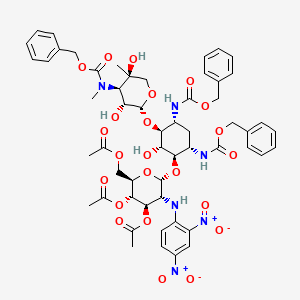 3,5-Dihydroxy-5-methyltetrahydro-2H-pyran-2-yl)oxy)-2H-pyran-3,4-diyl Diacetate