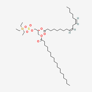 (9Z,12Z)-(R)-1-((Triethylsilylsulfonyl)oxy)-3-(stearoyloxy)propan-2-yl Octadeca-9,12-dienoate