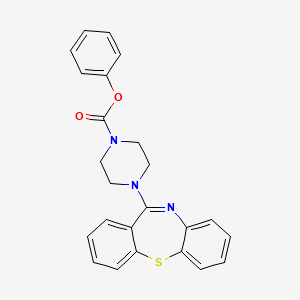 N-Des[2-(2-hydroxyethoxy)ethyl]-N-pheyloxycarbonyl Quetiapine