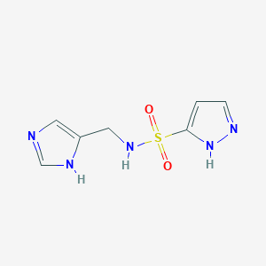 N-((1H-Imidazol-5-yl)methyl)-1H-pyrazole-5-sulfonamide