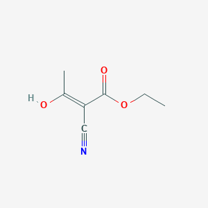 molecular formula C7H9NO3 B15351732 (Z)-Ethyl 3-Hydroxy-2-isocyanobut-2-enoate 