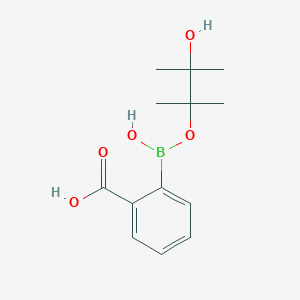 molecular formula C13H19BO5 B15351747 2-Carboxyphenylboronic acid pinacol ester 