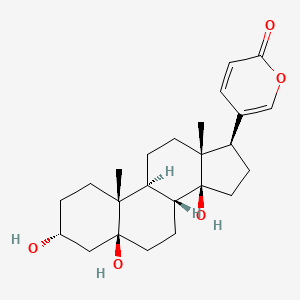 molecular formula C24H34O5 B15351780 3-epi-Telocinobufagin 