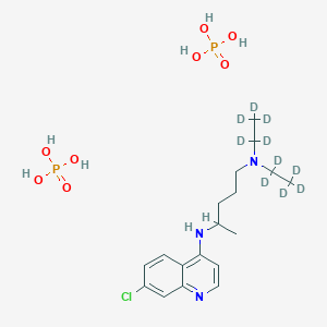 molecular formula C18H32ClN3O8P2 B15351811 Chloroquine-D10 Phosphate Salt 