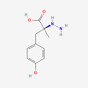 (S)-2-Hydrazineyl-3-(4-hydroxyphenyl)-2-methylpropanoic Acid