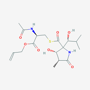 molecular formula C18H28N2O7S B15351983 (+)-Lactacystin Allyl Ester 