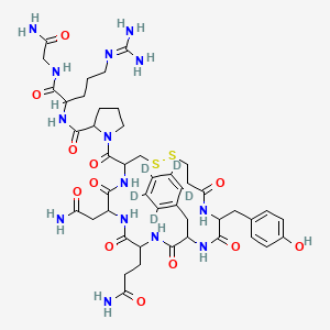 molecular formula C46H64N14O12S2 B15351990 Desmopressin-d5 