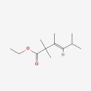 (E)-2,2,3,5-Tetramethylhex-3-enoic Acid Ethyl Ester