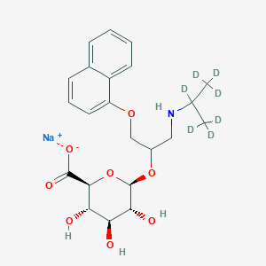 rac Propranolol-d7 beta-D-Glucuronide Sodium Salt