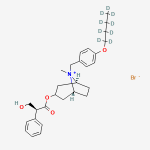 molecular formula C28H38BrNO4 B15352075 Butropium Bromide-d9 