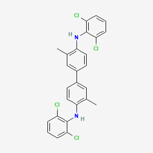 N4,N4'-Bis(2,6-dichlorophenyl)-3,3'-dimethyl-[1,1'-biphenyl]-4,4'-diamine