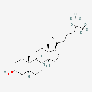 molecular formula C27H48O B15352082 5alpha-Cholestan-3beta-ol-d7 