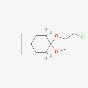 2-(Chloromethyl)-8-(1,1-dimethylethyl)-1,4-dioxaspiro[4.5]decane-d4